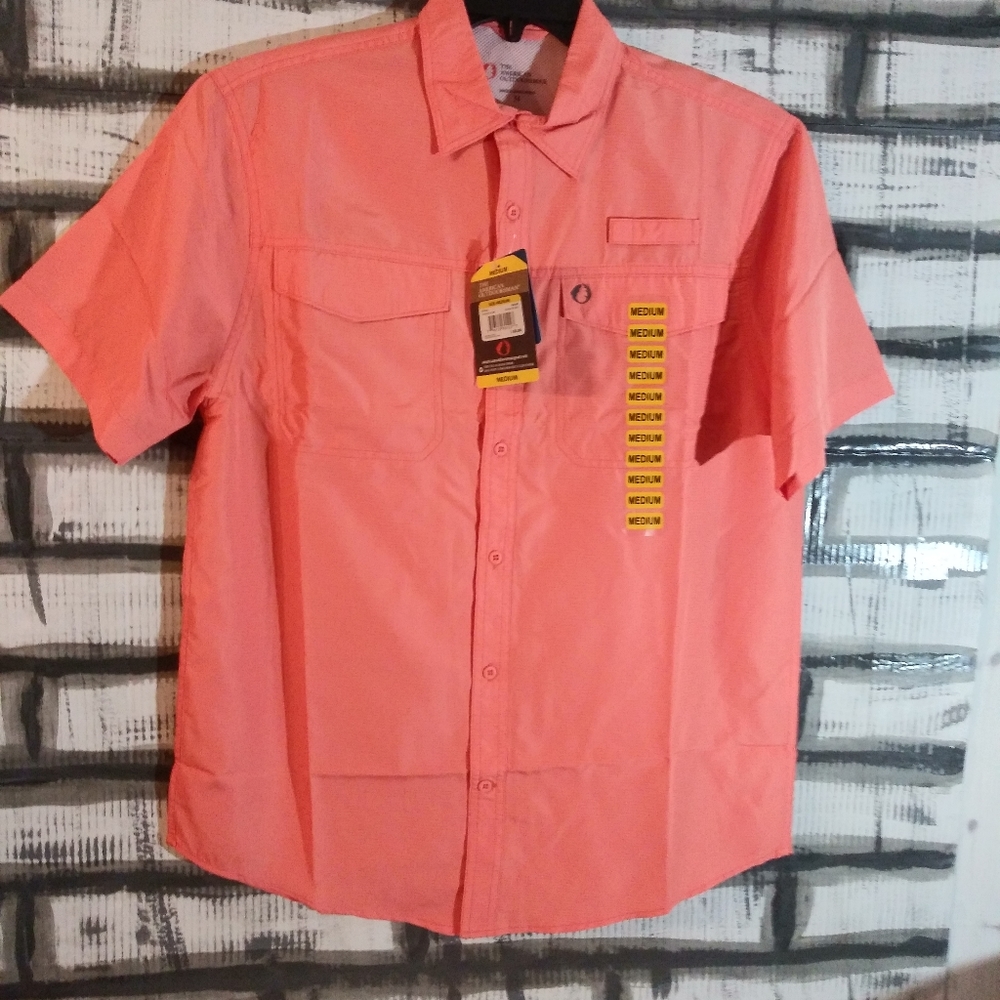 NWT The American Outdoorsman SS Fishing Shirt